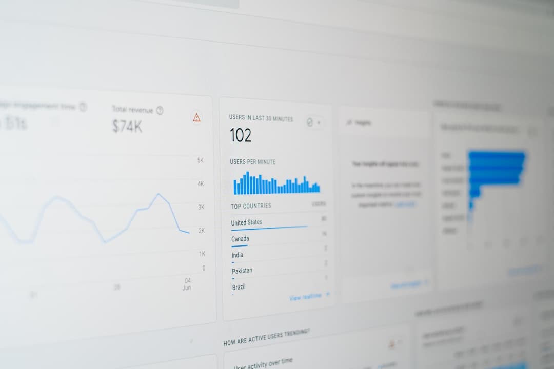 seo diensten — a computer screen with a bunch of data on it